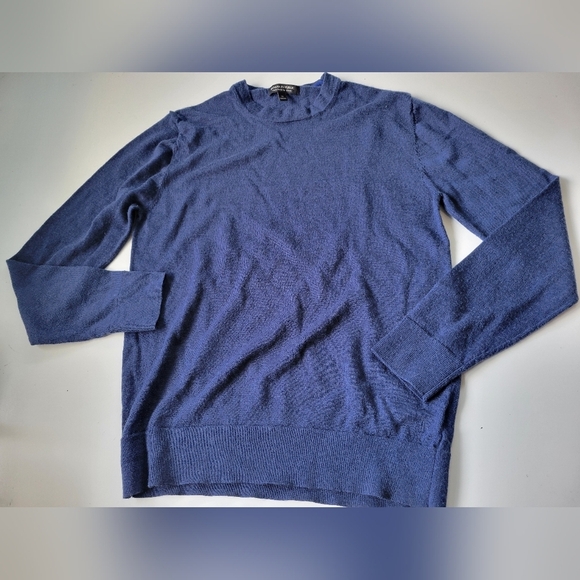 Bananana Republic Men's Merino Wool Blue Sweater M - Picture 1 of 9